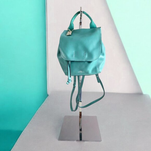 Coach Handbags - COACH Mini Derby Backpack Bookbag in blue/green